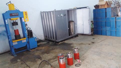 川慶鉆探浮箍、浮鞋水密封壓力測試裝置（工作壓力：0~35MPa)